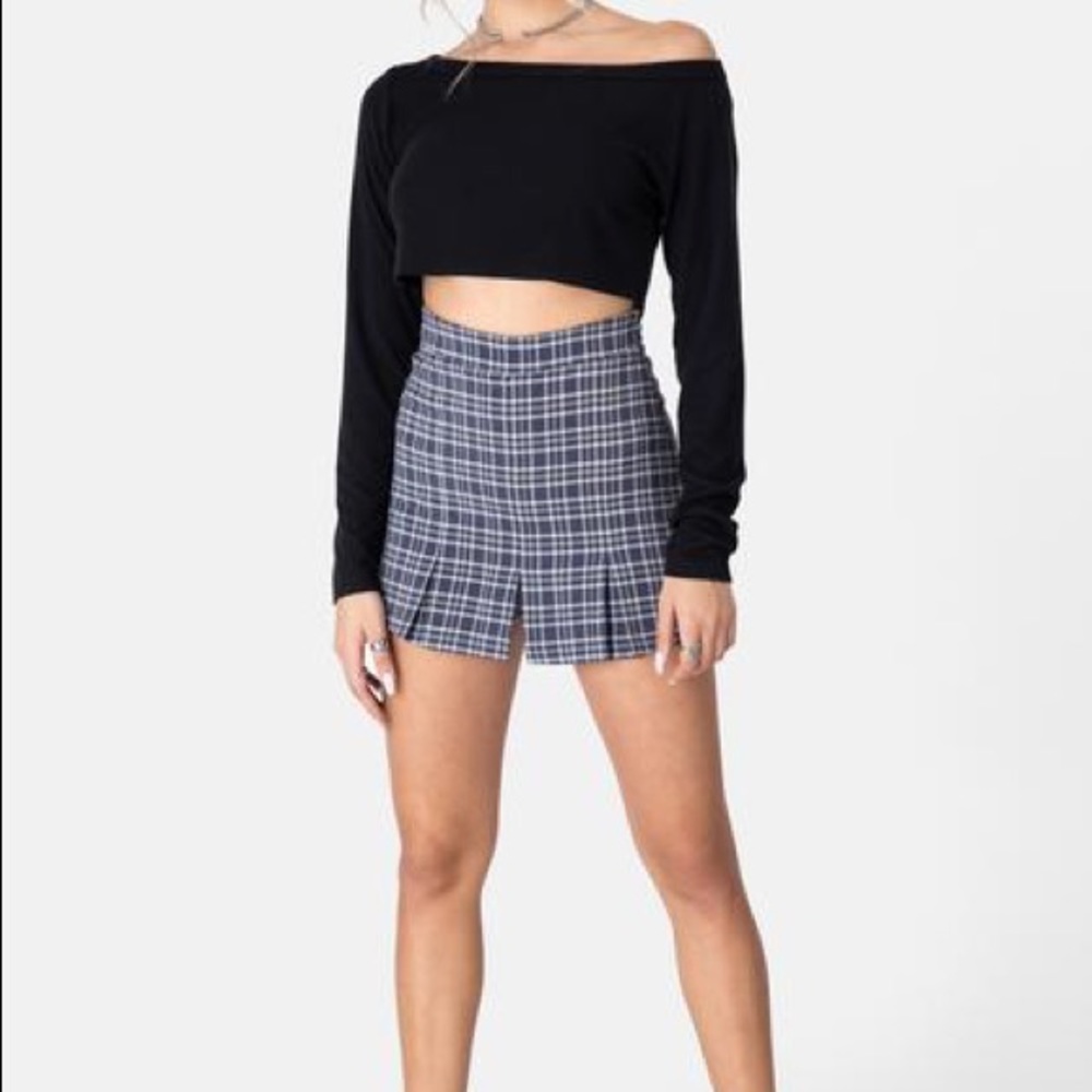 Adika buffalo plaid skort